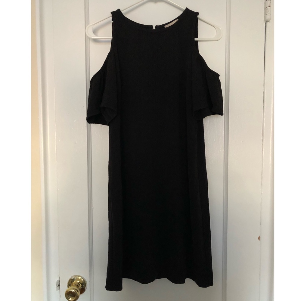 Loft cold shoulder a line dress